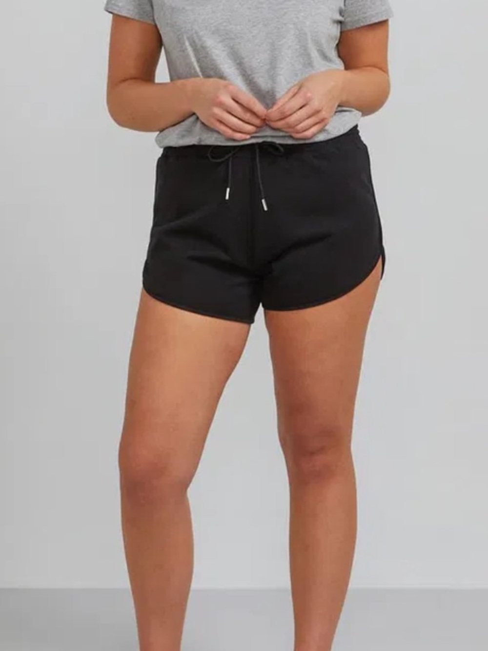 Ninety Percent Organic Cotton Running Shorts Black Women’s Medium